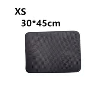 HKM-8910013 Double Layer Cat Litter Mat with Waterproof Layer for Easy Cleaning and Claw Trapping
