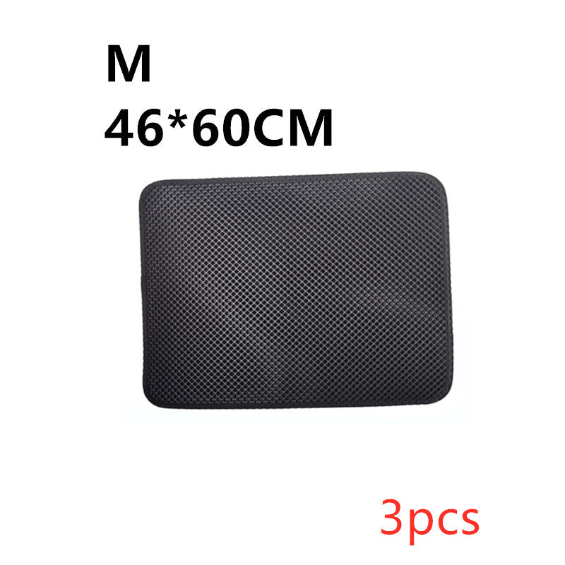 HKM-8910013 Double Layer Cat Litter Mat with Waterproof Layer for Easy Cleaning and Claw Trapping
