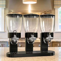 HKM-891027 Airtight Dry Food Dispenser for Cereal, Nuts, and Candy - Versatile Storage Container for Kitchen Use