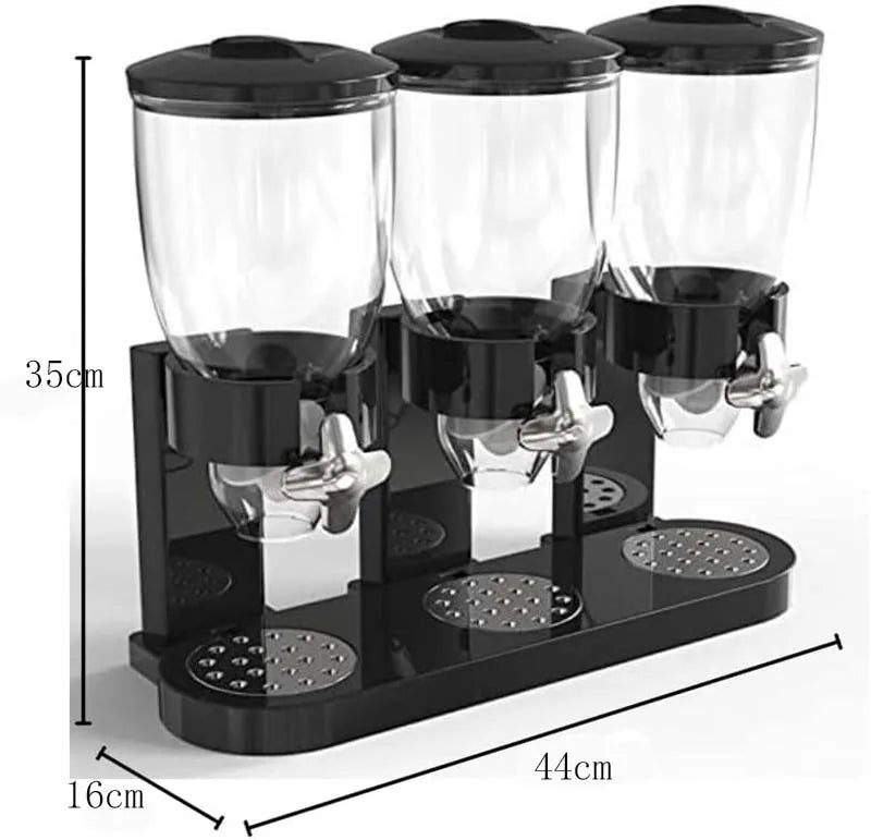 HKM-891027 Airtight Dry Food Dispenser for Cereal, Nuts, and Candy - Versatile Storage Container for Kitchen Use