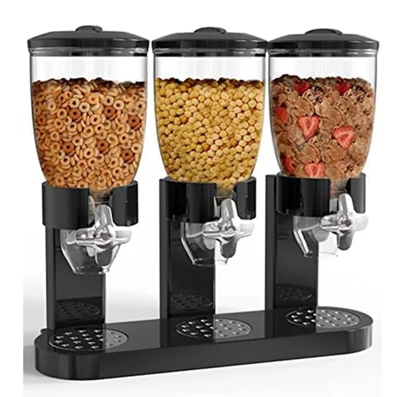 HKM-891027 Airtight Dry Food Dispenser for Cereal, Nuts, and Candy - Versatile Storage Container for Kitchen Use
