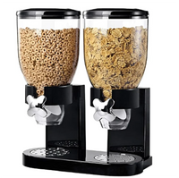 HKM-891027 Airtight Dry Food Dispenser for Cereal, Nuts, and Candy - Versatile Storage Container for Kitchen Use