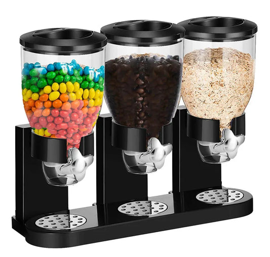 HKM-891027 Airtight Dry Food Dispenser for Cereal, Nuts, and Candy - Versatile Storage Container for Kitchen Use