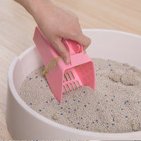 HKM-8911933 Cat Litter Shovel with Trash Can - Durable ABS Material, Easy Cleanup, Efficient Litter Filtering