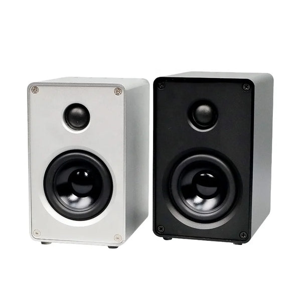 HKM-891283 2.0 Channel HiFi Passive Stereo Speakers with 3 Inch Aluminium Drivers for Desktop Audio