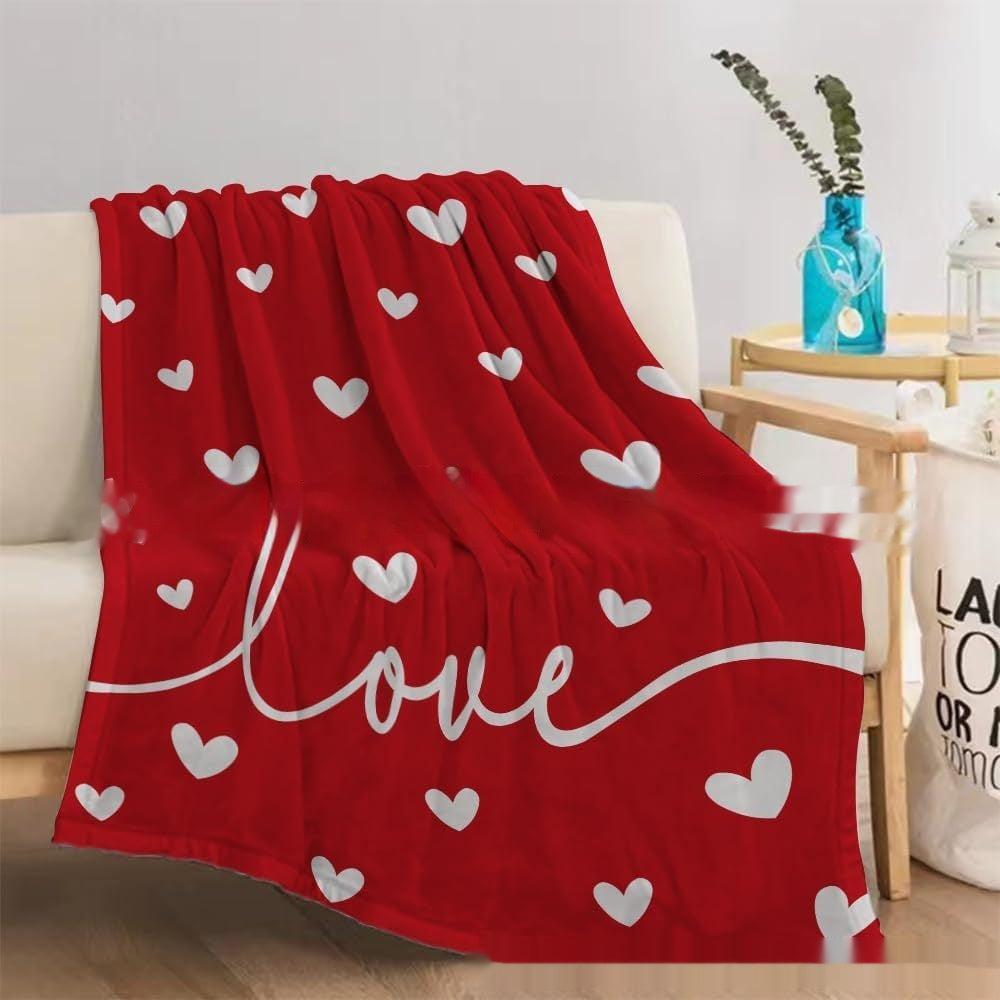 HKM-891283 Cartoon Anime Flannel Blanket for Valentine's Day and Holiday Gifting - Multiple Sizes Available