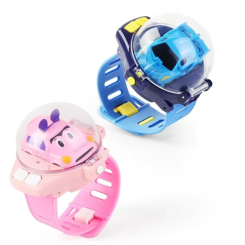 HKM-891283 Mini Watch Remote Control Car for Kids - USB Charging, Indoor/Outdoor Fun, Multi-Function Toy
