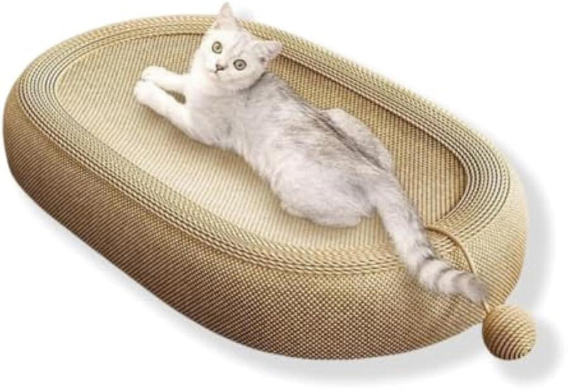 HKM-891283 Ultra Large Sisal Cat Scratching Board with Cozy Lounge and Engaging Design