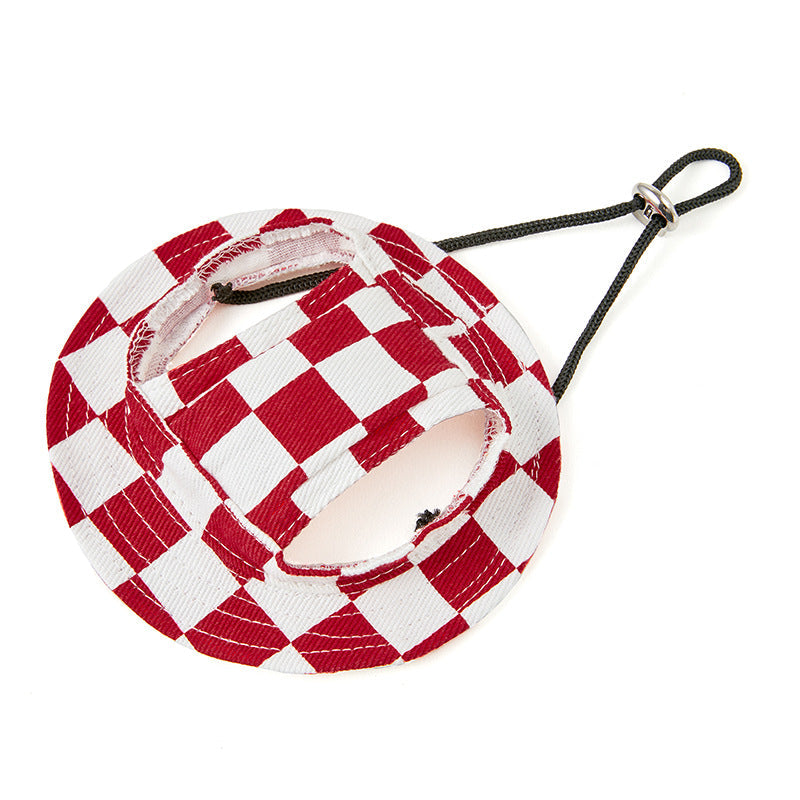 HKM-8912957 Sun-proof Cute Pet Bucket Hat in Various Colors and Patterns