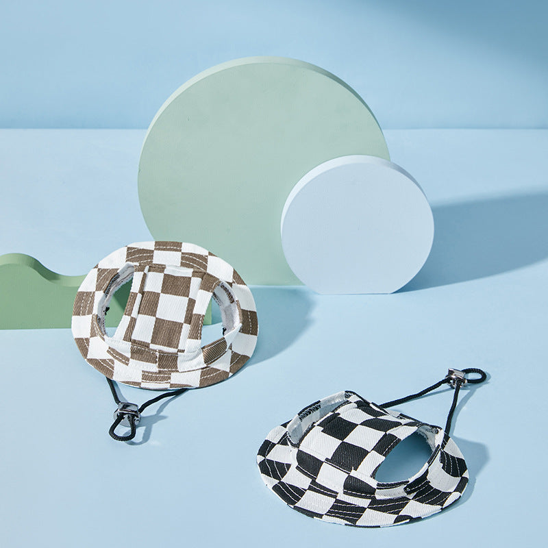 HKM-8912957 Sun-proof Cute Pet Bucket Hat in Various Colors and Patterns