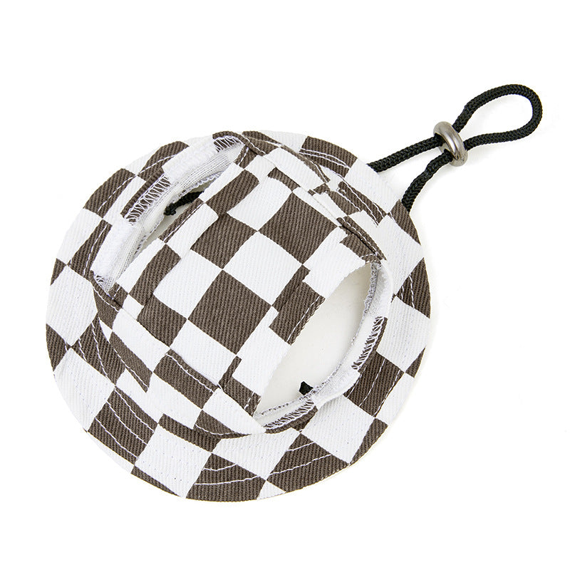 HKM-8912957 Sun-proof Cute Pet Bucket Hat in Various Colors and Patterns