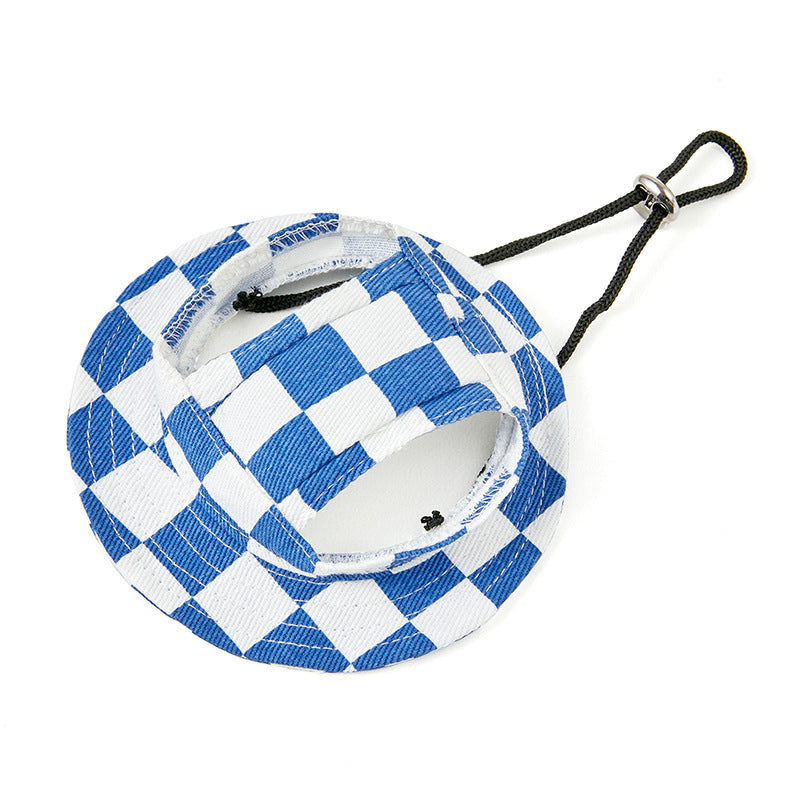 HKM-8912957 Sun-proof Cute Pet Bucket Hat in Various Colors and Patterns