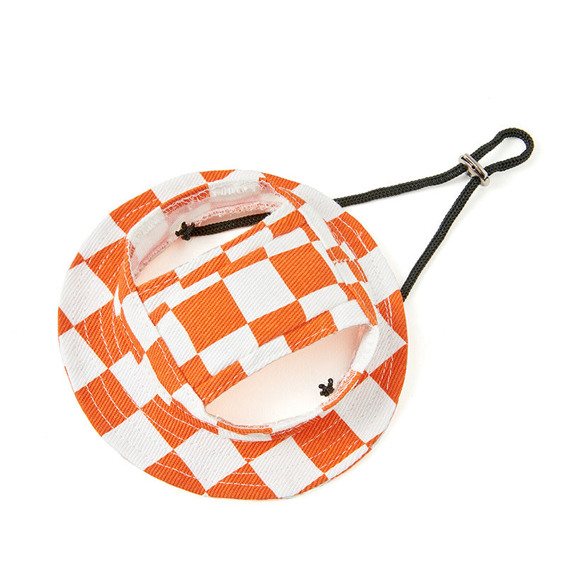 HKM-8912957 Sun-proof Cute Pet Bucket Hat in Various Colors and Patterns
