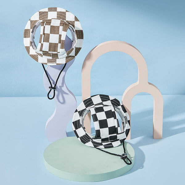 HKM-8912957 Sun-proof Cute Pet Bucket Hat in Various Colors and Patterns