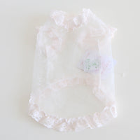 HKM-8913725 Lace Yarn Pet Vest for Dogs and Cats - Anti-Lint, Available in Pink, Apricot, and White, Sizes XS-XL