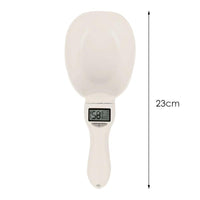 HKM-8913981 Electronic Pet Food Measuring Spoon - ABS Material, 250 ml Capacity, Battery Operated