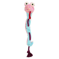 HKM-8915517 Plush Talking Pet Toy - Colorful Snake, Dinosaur, Duck, Frog, Pig Options, 60 cm