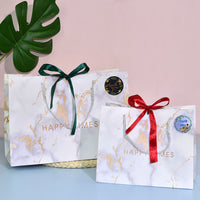 HKM-891603 Round Thank You Flower Stickers for Product Packaging and Decoration