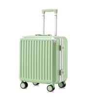 HKM-891667 18-Inch USB Charging End Cup Holder for Travel Trolley with Rotating Casters, ABS and Aluminium Construction