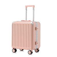 HKM-891667 18-Inch USB Charging End Cup Holder for Travel Trolley with Rotating Casters, ABS and Aluminium Construction