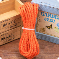 HKM-8917181 Multicolor 5MM Hemp Rope - 5 Meter Length for DIY Projects
