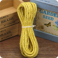 HKM-8917181 Multicolor 5MM Hemp Rope - 5 Meter Length for DIY Projects