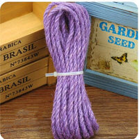 HKM-8917181 Multicolor 5MM Hemp Rope - 5 Meter Length for DIY Projects