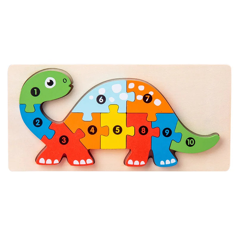 HKM-891731 Montessori Educational Wooden 3D Puzzle Game for Kids – Eco-Friendly and Non-Toxic Jigsaw Learning Toy