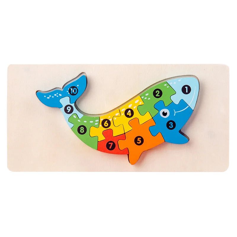 HKM-891731 Montessori Educational Wooden 3D Puzzle Game for Kids – Eco-Friendly and Non-Toxic Jigsaw Learning Toy