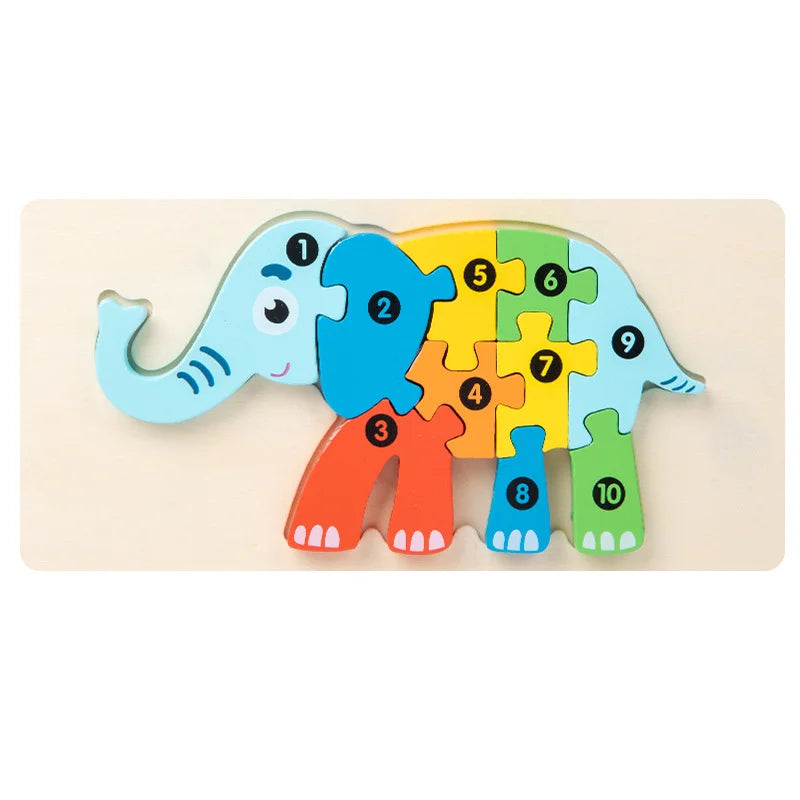 HKM-891731 Montessori Educational Wooden 3D Puzzle Game for Kids – Eco-Friendly and Non-Toxic Jigsaw Learning Toy