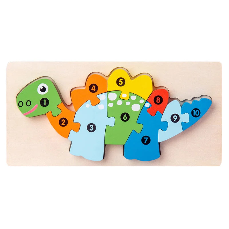 HKM-891731 Montessori Educational Wooden 3D Puzzle Game for Kids – Eco-Friendly and Non-Toxic Jigsaw Learning Toy