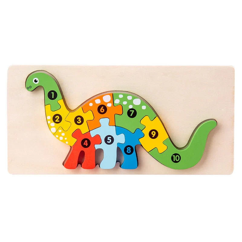 HKM-891731 Montessori Educational Wooden 3D Puzzle Game for Kids – Eco-Friendly and Non-Toxic Jigsaw Learning Toy