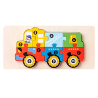 HKM-891731 Montessori Educational Wooden 3D Puzzle Game for Kids – Eco-Friendly and Non-Toxic Jigsaw Learning Toy
