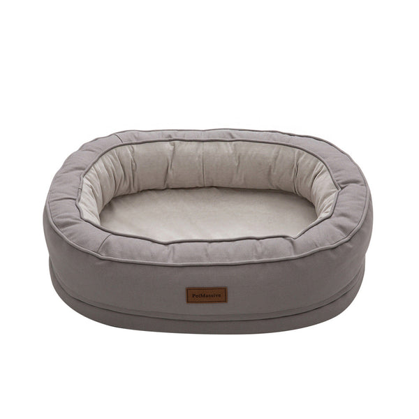 HKM-8917949 Comfortable Waterproof Orthopedic Cat and Dog Nest in Gray, Size M and L Available