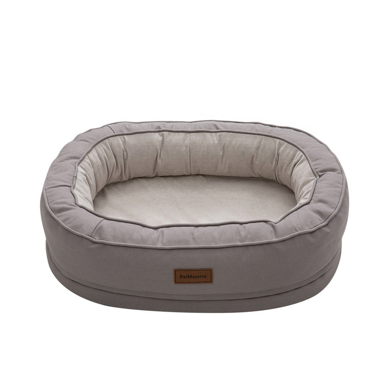 HKM-8917949 Comfortable Waterproof Orthopedic Cat and Dog Nest in Gray, Size M and L Available