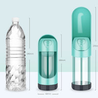 HKM-8919741 Portable Dog Water Bottle with Leak-Proof Valve - 300ml BPA-Free Travel Mug for Pets