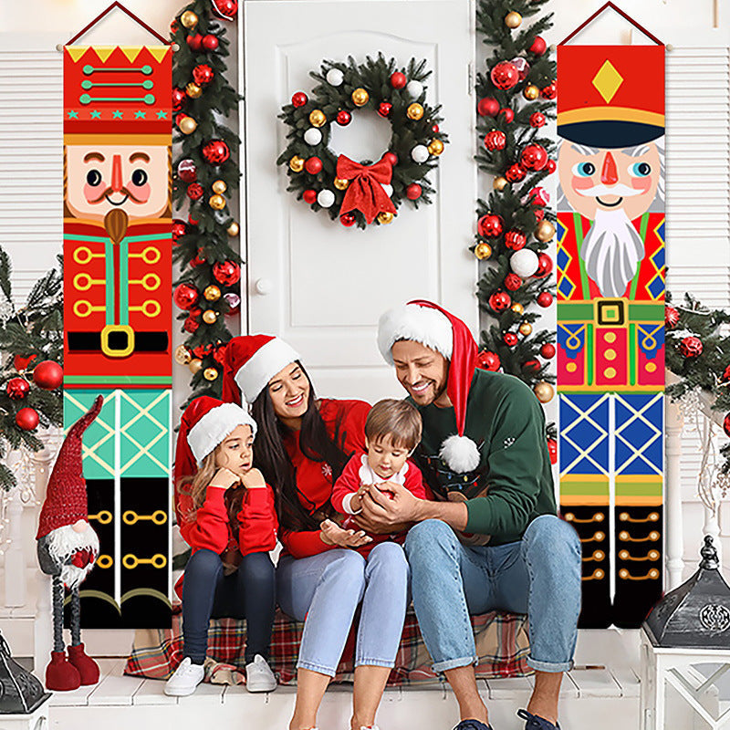 HKM-892051 Christmas Oxford Cloth Layout Props – Festive Decorative Ornaments for Home