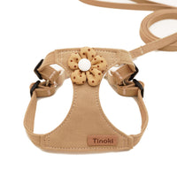 HKM-8922941 Small Dog Cloth Chest Harness with Leash for Comfortable Control