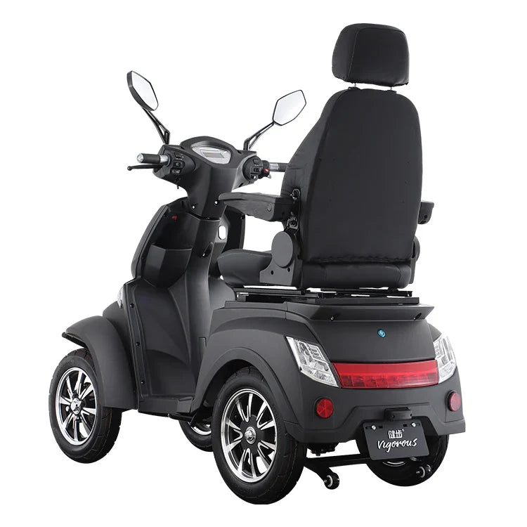 HKM-892307 1000W Four Wheel Electric Mobility Scooter, EEC Certified, 60V 20Ah Lead Acid Battery, Max Speed 25km/h, Range 40-50km, LED Lights