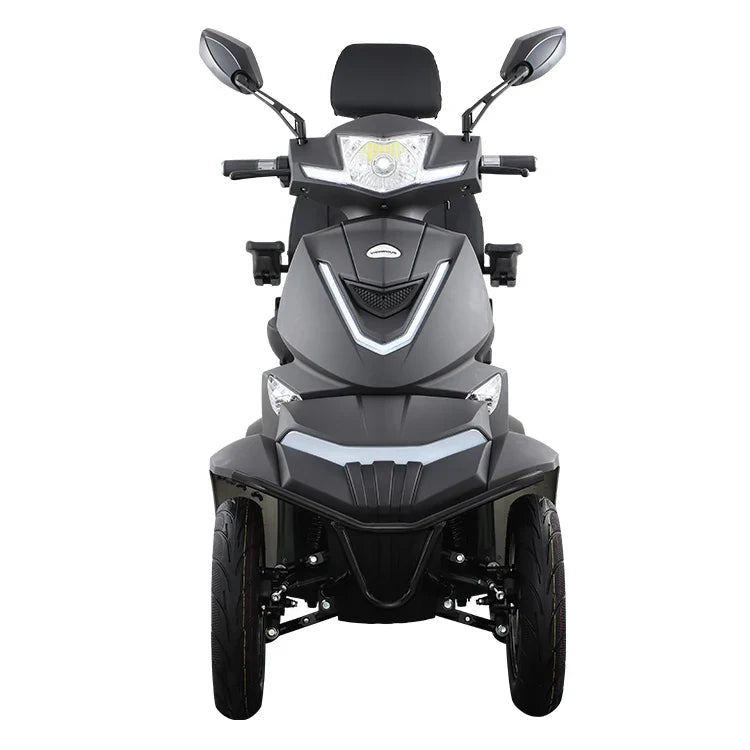 HKM-892307 1000W Four Wheel Electric Mobility Scooter, EEC Certified, 60V 20Ah Lead Acid Battery, Max Speed 25km/h, Range 40-50km, LED Lights