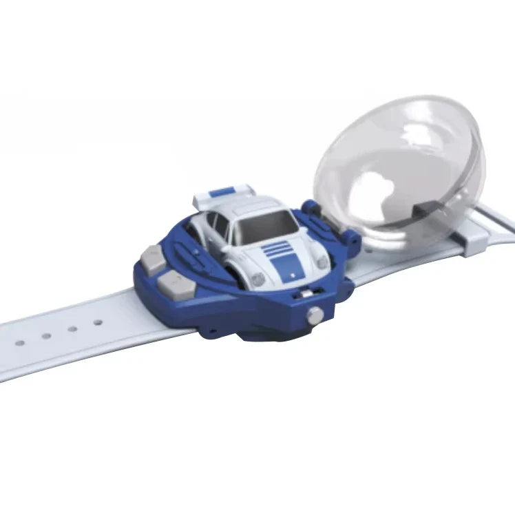 HKM-892435 Children's Mini Watch Remote Control Car - USB Rechargeable Cartoon Toy with 30m Range - Fun Indoor and Outdoor Play