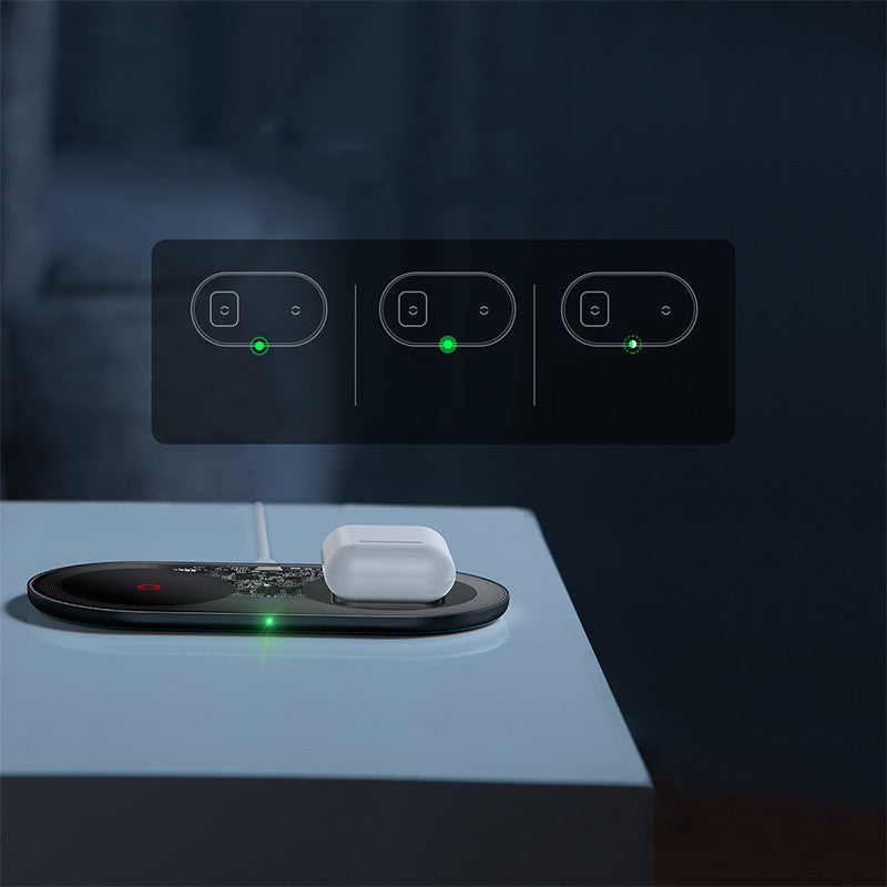 HKM-892499 24W Mini Fast Charge Wireless Phone Charger with Type-C Interface