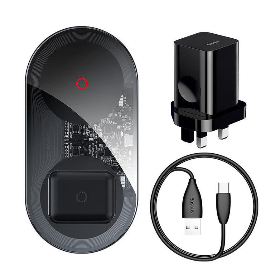 HKM-892499 24W Mini Fast Charge Wireless Phone Charger with Type-C Interface