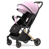 HKM-892627 Lightweight Compact Travel Stroller with One-Hand Fold Mechanism for Infants