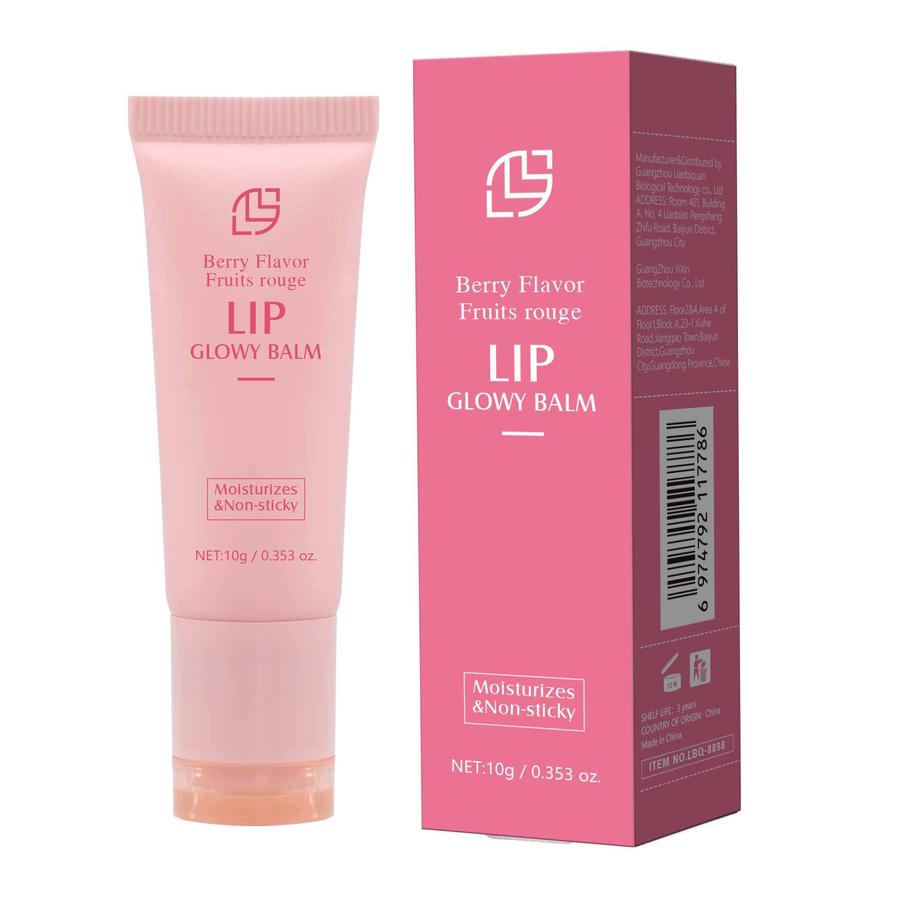 HKM-892819 Berry Flavor Lip Balm - 10g Universal Hydrating Moisturizer for All Skin Types