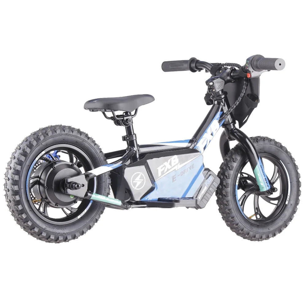 HKM-893011 12-Inch Electric Kids Balance Bike with 36V Lithium Battery and 200W Motor, 2 Speed Modes