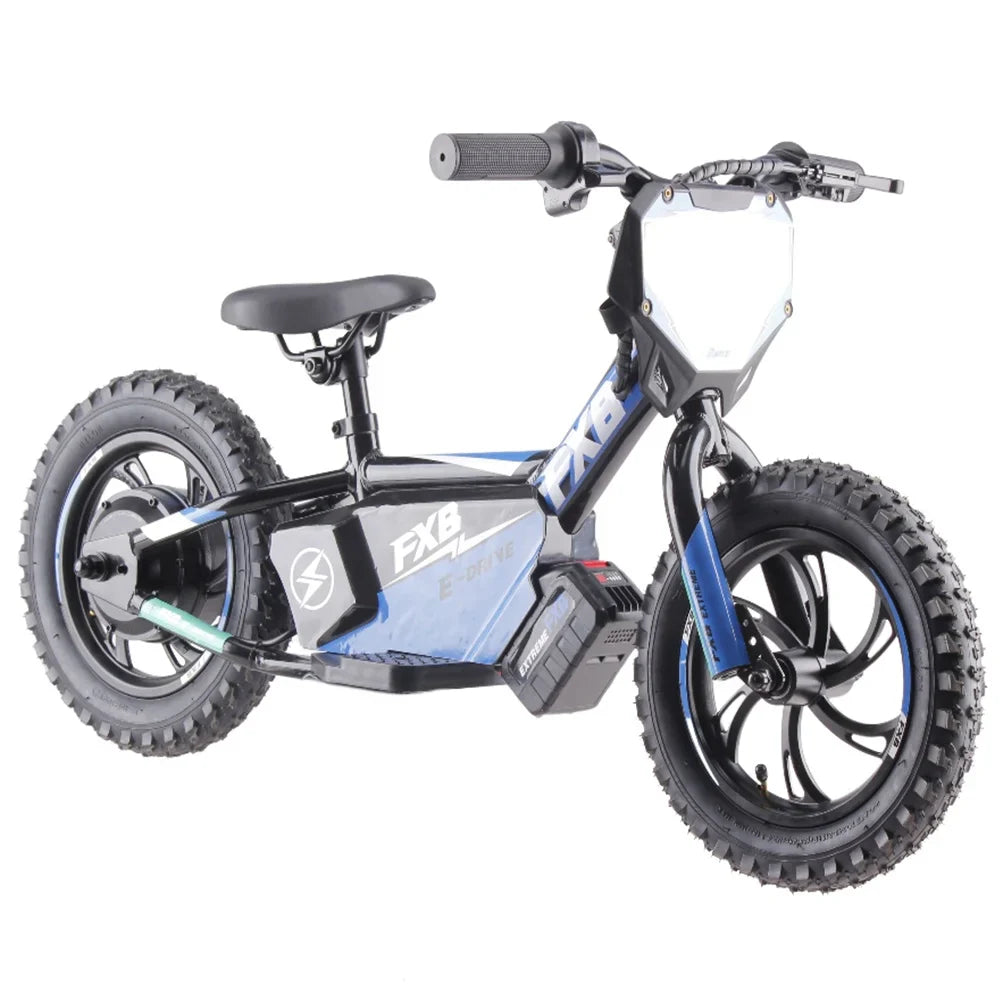 HKM-893011 12-Inch Electric Kids Balance Bike with 36V Lithium Battery and 200W Motor, 2 Speed Modes