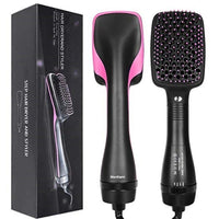 HKM-893011 2-in-1 Electric Hair Dryer Comb for Quick Drying and Straightening, Suitable for Wet and Dry Hair