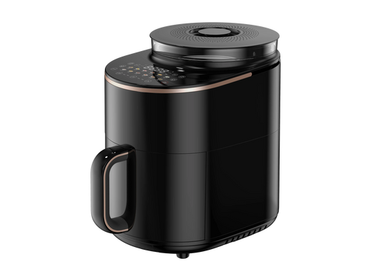 HKM-893011 4.5L Multifunctional Steam Air Fryer with Visible Cooking Pot and Large Capacity