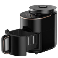 HKM-893011 4.5L Multifunctional Steam Air Fryer with Visible Cooking Pot and Large Capacity